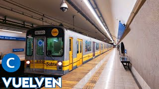 El REGRESO de los NAGOYA 5000 al SUBTE  Línea C [upl. by Daukas]