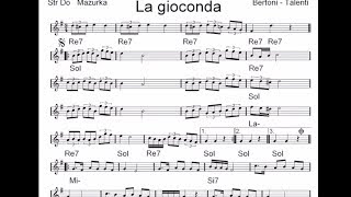 LA GIOCONDA Mazurka per Fisa e Orchestra dei M Bertoni e Talenti [upl. by Reilamag]