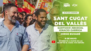 🔴 DIRECTO  Acto de campaña en Sant Cugat endefensapropia [upl. by Myrtia]