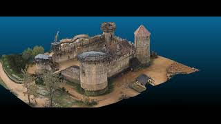 Chateau de Guédelon  nuage de point [upl. by Suhploda]