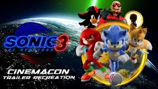 Sonic the Hedgehog 3 2024 Movie  Official First Look Cinemacon Teaser Recreation [upl. by Afirahs395]