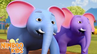 Ek Mota Hathi Khelne Gaya एक मोटा हाथी Hindi Cartoon Song and Baby Videos [upl. by Scherman97]