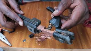 How To Repair your Electrode holder  Stick welding repair [upl. by Cynthie]