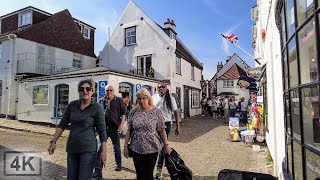 English Seaside Town of Lymington New Forest 🍦⛵Walking Tour 4K Binaural Sound🌞🌞 [upl. by Albemarle969]