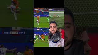 Francia vs Holanda partido eurocopa francia mbappe euro2024 futgoatmx [upl. by Trescha]