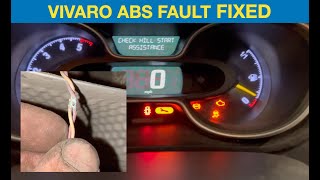 2015 Vauxhall Vivaro ABS fault fixed Corroded wire [upl. by Feldt]