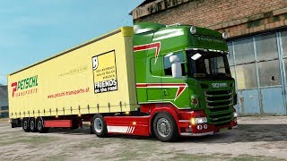 ETS2 131 PromodsRusMap Scania R420 Nevel  Tukums [upl. by Mikahs]