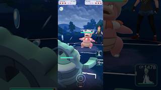 BROZONG 🆚 SLOWKING Pokémon Go Battle gameplay pokemongo viralvideo fyp views games [upl. by Elsa]