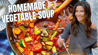 EASY Homemade Vegetable Soup My favorite way to detox [upl. by Gael]