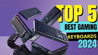 TOP 5 Best Gaming Keyboards 2024 [upl. by Ahsikan]