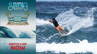 WEBCAST  Competition Day 1  2024 ISA World Surfing Games [upl. by Sharl]