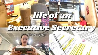 A week in my life as an Executive Secretary  mon to sat work  Philippines  Chelle’s digital diary [upl. by Annaor352]