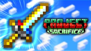 Minecraft Project Sacrifice  POWERFUL SENTIENT TINKERS SWORD 10 Modded Questing Skyblock [upl. by Eloci65]