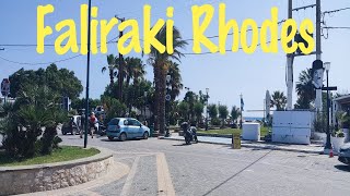 Faliraki Rhodes How busy is Faliraki in late September 🇬🇷 [upl. by Annij]