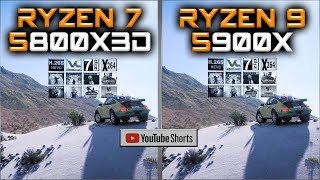 5900X vs 5800X3D SHORTS  Tested 15 Games and Applications [upl. by Odyssey]