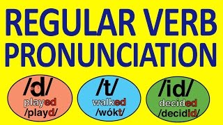 REGULAR VERBS PRONUNCIATION 23 06 2013 [upl. by Bryanty]