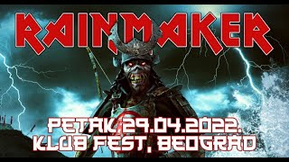 Rainmaker Iron Maiden Tribute  29 April 2022  Klub Fest Zemun [upl. by Cl575]