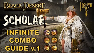 ⚒️ BDO  Scholar  Infinite PvE Combo Guide v1  Your New Main Class  Hammer Mommy [upl. by Syla]