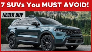 Here Are 7 SUVs You MUST AVOID [upl. by Ahnavas829]