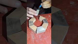 Glueing up rings segmentedwoodturning woodworking woodworking urn dog dogs glueup glueups [upl. by Netsyrk601]