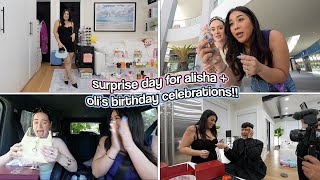 SURPRISE DAY WITH ALISHA  Olis Birthday Celebrations [upl. by Kozloski]