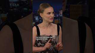 NataliePortman teaches JimmyFallon a phrase she learned while living in Paris 🤣 FallonTonight [upl. by Hellah]