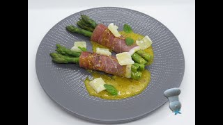 Recette des asperges vertes au jambon [upl. by Ras436]