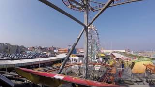 Rockin Roller Bottons Pleasure Beach On Ride POV [upl. by Riley227]