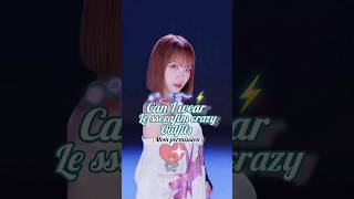 Can I wear le sserafim crazy outfits fyd kpop crazy [upl. by Tiebout]