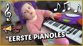 LUXY SPEELT KEYBOARD PiANO 🎹  Bellinga Familie Vloggers 1258 [upl. by Anelyak]