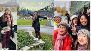 INTERLAKEN TOWN IN SWITZERLAND 🇨🇭 WITH SPECTACULAR SCENERY VIEWS AND ADVENTURE  TRAVEL VLOG [upl. by Nogras]