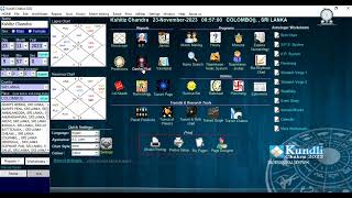 Astrology Software  Kundli Chakra Profession 2022 part 1  astrology software [upl. by Tessy]