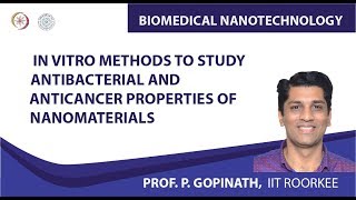 In vitro Methods to study antibacterial and anticancer properties of nanomaterials [upl. by O'Connor]