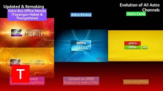 Evolution of All Astro Channels  Updated amp Remaking  Old amp New Challenge [upl. by Wixted336]