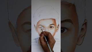 watercolor portrait painting  Watercolor Portrait  Watercolor painting tips for perfectionist 4u [upl. by Nek949]