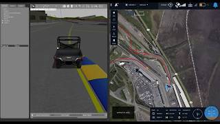 Driving a simulated PX4 Rover in the Sonoma Raceway [upl. by Blasien909]