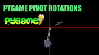 Pygame Tutorial  Image Rotation Around a Pivot Point [upl. by Hemingway]