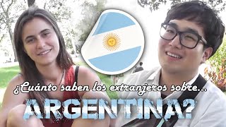 ¿Cuánto saben los extranjeros sobre Argentina [upl. by Herrington885]