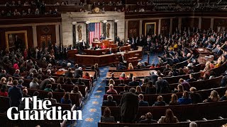 US house of representatives holds emergency budget vote – as it happened [upl. by Yelekalb]