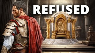 The History Behind the Man Who Rejected Being Roman Emperor Three Times [upl. by Vihs732]