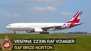 MEET VESPINA THE RAF MULTI ROLE TANKER TRANSPORT VIP AIRCRAFT • ZZ336 RAF BRIZE NORTON [upl. by Noiraa]