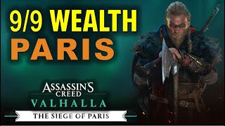 Paris All Wealth Locations  Gear Chest amp Tungsten Ingot  AC Valhalla The Siege of Paris [upl. by Ferdinanda]