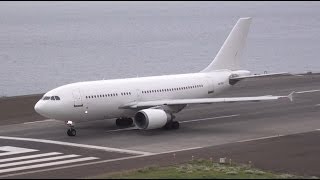 RareOld A310 HiFly JetairFly Take Off  Madeira [upl. by Mehetabel]