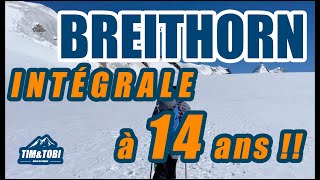 Breithorn Traversée intégrale 5 sommets de 4000m à 14 ans [upl. by Dagney]