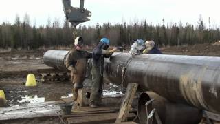 Pipeline Welding  High Production Double Joint Yard [upl. by Oidale]