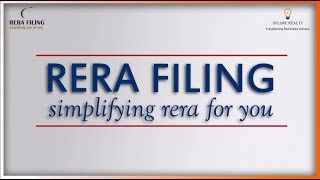 RERA FILING Simplifying rera for you  Introduction [upl. by Rehsu753]