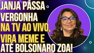 HAHAHAHA Janja passa vergonha ao vivo na TV vira meme e até Bolsonaro tira o sarro [upl. by Eatnahc922]