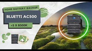 BLUETTI AC5003 x B300K Home Battery Backup [upl. by Alraep]