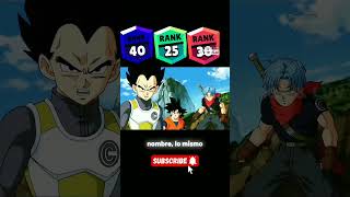 ¡Es hora de subir de rango con Vegito y Goku 🔥DragonBallzdbzGoku VegetaSuperSaiyan dbs [upl. by Levona]