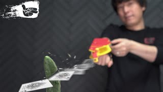 DIY Card Shooting Gun  tremendous destructive power [upl. by Smeaj]